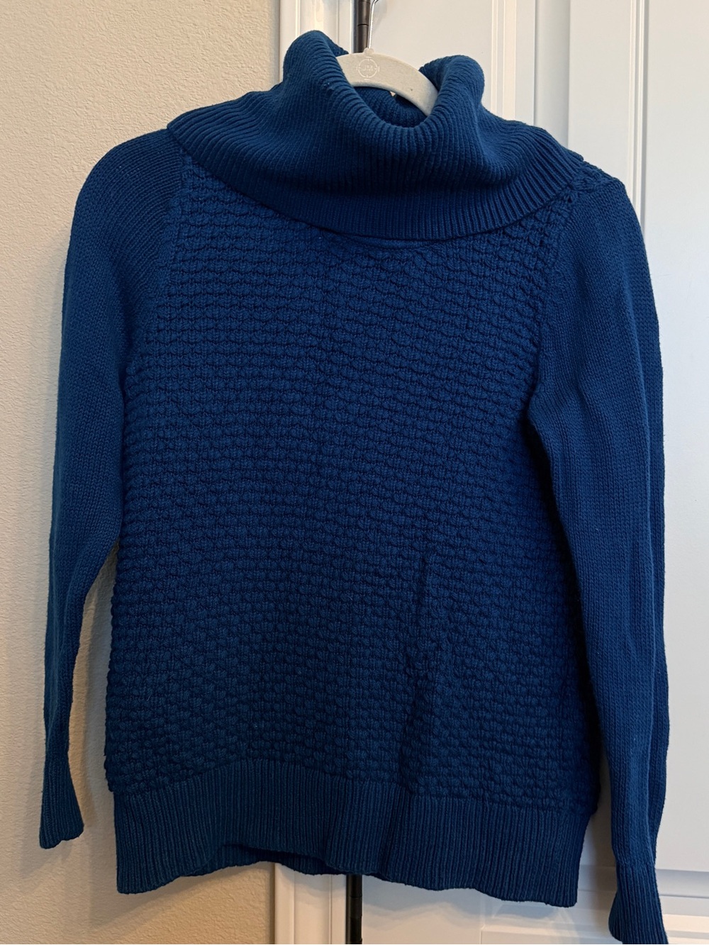 Banana Republic Deep Blue Cowl-Neck Sweater Size Small